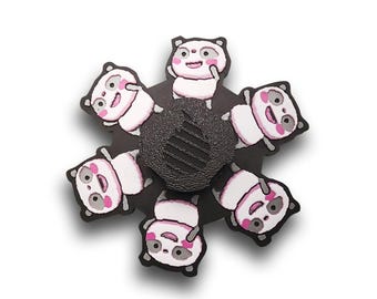 Panda Animated Zoetrope*Please Read Info Before Purchase/ Phone, Tablet or Handheld Spinner Viewer Required to View Animation*