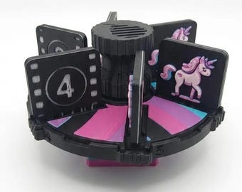 Flipbook Unicorn Spinner (See description for more info on how to view)