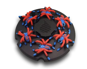 Multi Color 3D Superhero Spiders (Please Read Description Before Purchase for How To: Viewing Instructions)