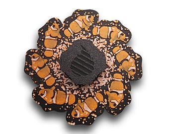 Clownfish Animated Zoetrope*Please Read Info Before Purchase/ Phone, Tablet or Handheld Spinner Viewer Required to View Animation*