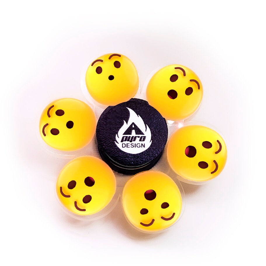 Spinning Fidget Toy, Google Eyed Smiley Face, Choice of Colors