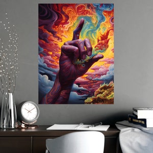 The Truth Surreal Psychedelic Fantasy Gamer Wall Art Matte Poster