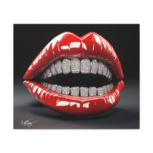 The Money Shot Surreal Concept Artwork Canvas Wall Print