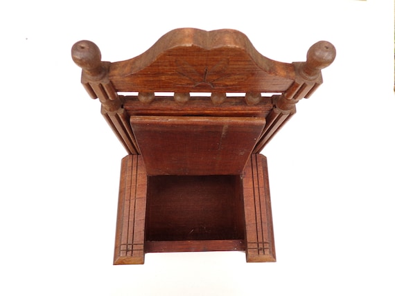 Ancienne Chaise Coffre Miniature Breton - Poupée France Vintage