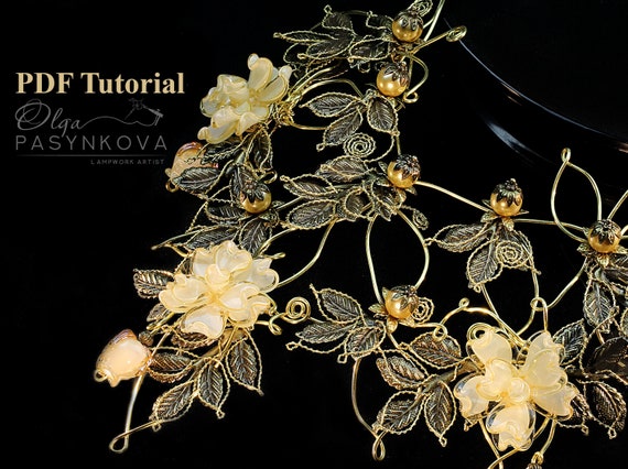PDF Wire Wrap Tutorial Necklace Vintage Moments, DIY Wire Wrapping