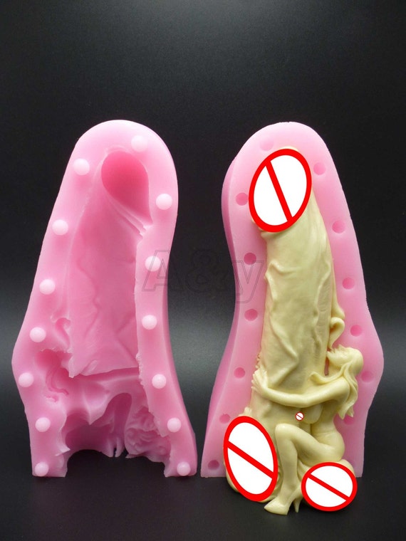 3D Mature Content Silicone Mold Penis Mold X18 Mold Mature Mold Chocolate  Mold Candle Mold Soap Penis Mold 