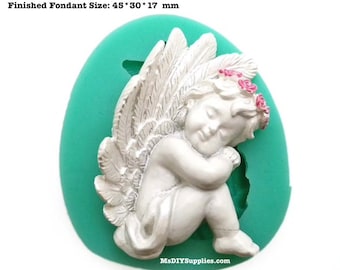 Amor Engel Silikonform - Fondant, Metall, Fondant, Polymerclay, Harz, Schokoladenform Gießen
