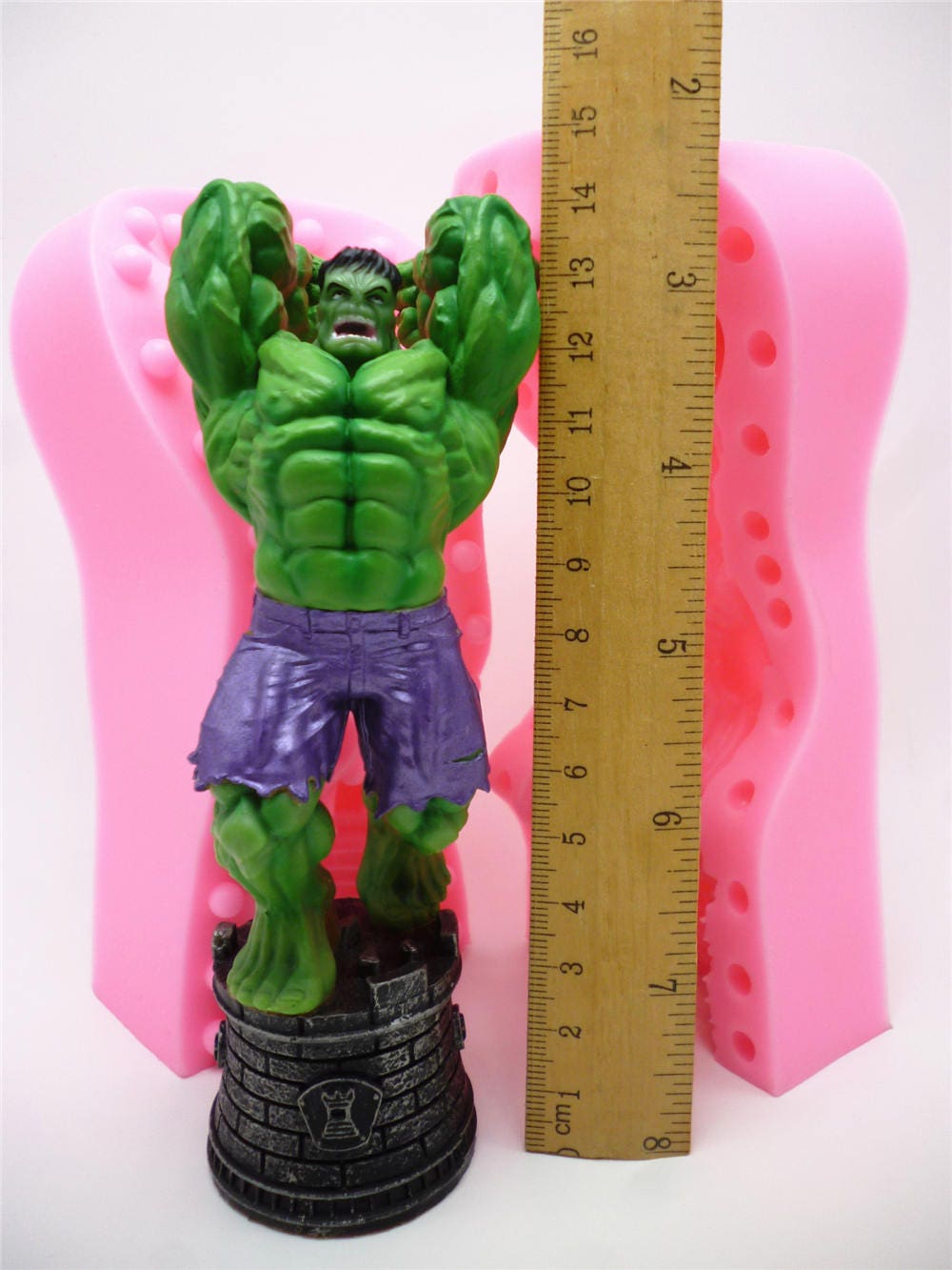 3D Hulk Green Monster Silicone Mold Fondant Chocolate Soap Etsy