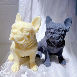Frenchie Dog Silicone Candle Mold