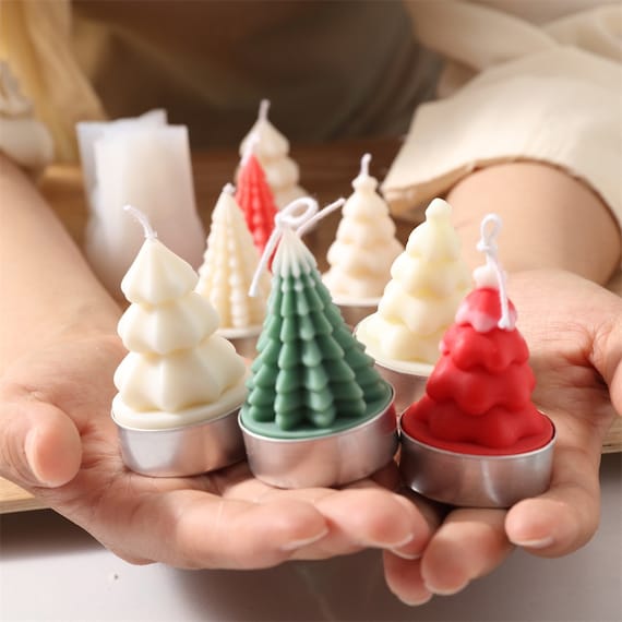 3D Tree Silicone Candle Molds - Abstract Design For DIY Candle Making And Resin Crafts