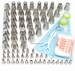 76pcs Stainless Steel Pastry Nozzles Set, Icing Piping Tips, Russian Korean Style Ball Shape Nozzle, Cake Decorating Tool by MsDIYSupplies 