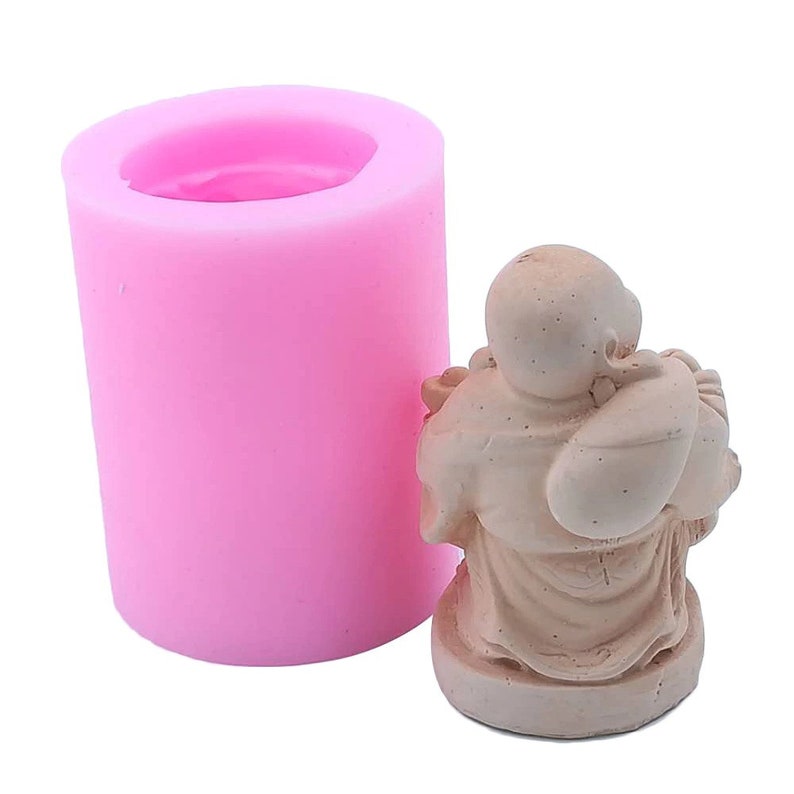 3D Buddha Silicone Mold for Soap Making Candle Making Resin Etsy