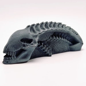 3D Alien Monster Skull Silicone Mold Casting
