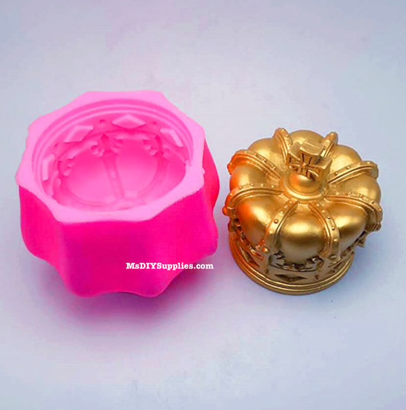 3D Princess Crown Silicone Mold for Fondant Chocolate Soap Etsy