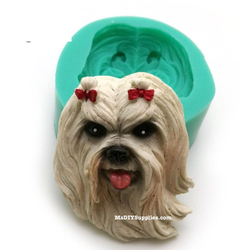 3D Dog Silicone Mold Mould Chocolate Cake Baking Mold Bulldog Etsy