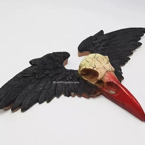 3D Einzigartige Krähe Schädel Silikon Form Gießen