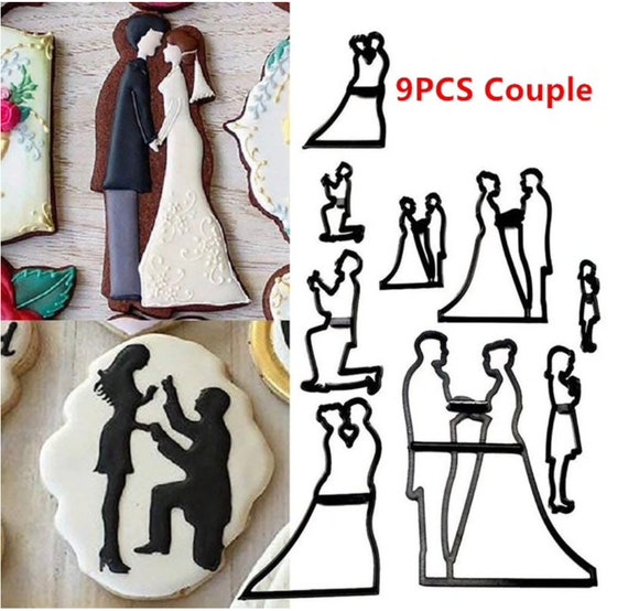 Biscuit Pastry Fondant Baking Tools Cake Wedding Dress GOWN Cookie Cutter 4/"