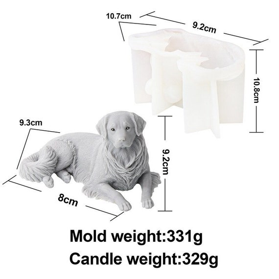 Puppy Candle Mold, Dog Silicone Mold, Dog Candle Mould, Dog Candle Mold, Dog  Mold, Dog Soap Mold, Dog Soap Bar, Dog Resin Mold 