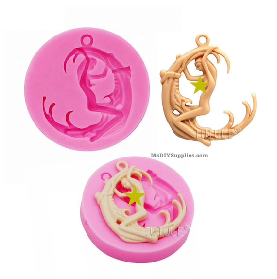 Elf Spirit Goddess of the Moon Flexible Silicone Mold