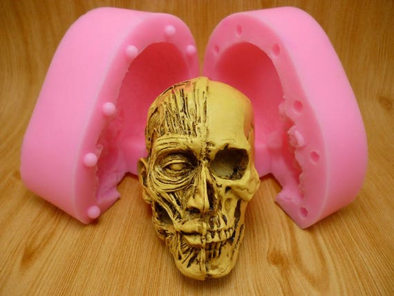 3D Skull Silicone Mold, Soap Mold,candle Mold,candle Plaster