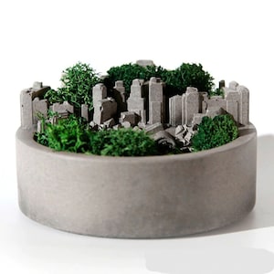 Moule rond en silicone pour jardinière pour le ciment, le gypse, le moulage de moules pour pots de fleurs en céramique et béton pour bricolage