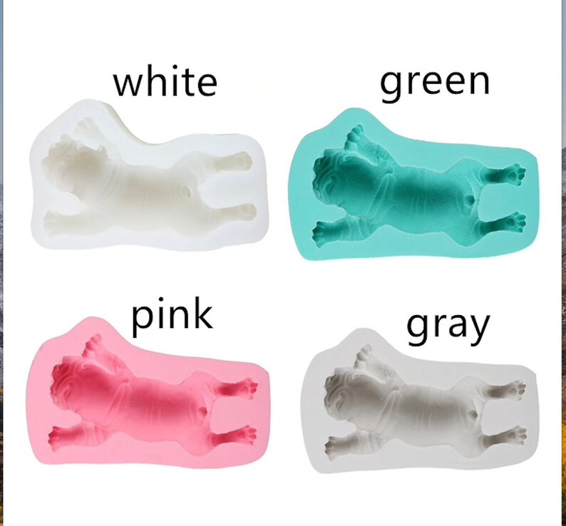 3D Cute Shar Pei Dog Silicone Mold Mousse Cake Ice Cream Jello Mousse Blast Chilling Tool Fondant Decoration Soap Candle Mould
