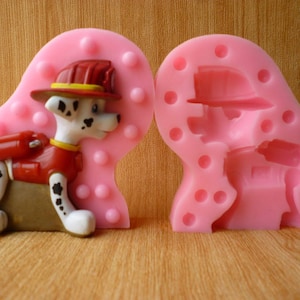 3D Patrol Dog Silicone Soap, Candle, Jesmonite Mold Casting