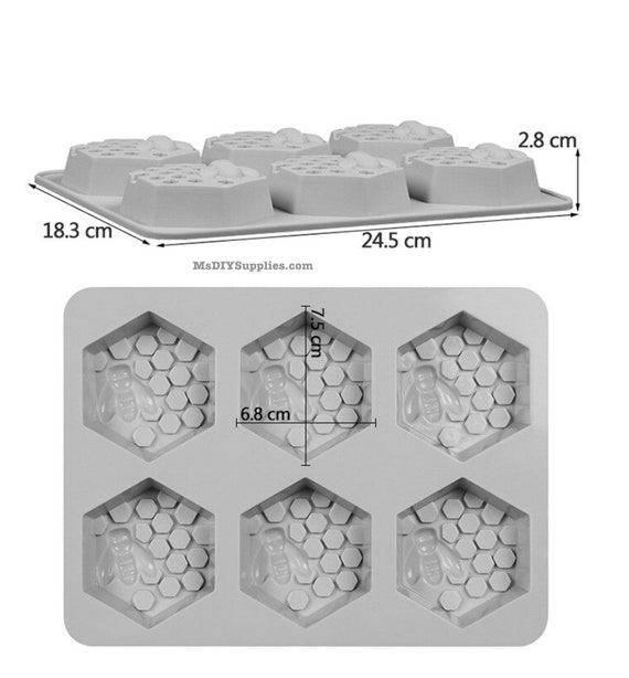 3D Hexagonal Mold Silicone Mold for Making DIY Resin Crafts Mold for Soap  Honeycomb Mold Silicone