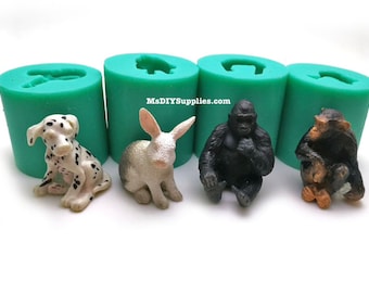 Molde de silicona 3D para decoración de tartas, fondant, molde para velas, yeso, cemento, arcilla polimérica, resina, jabón, molde de chocolate