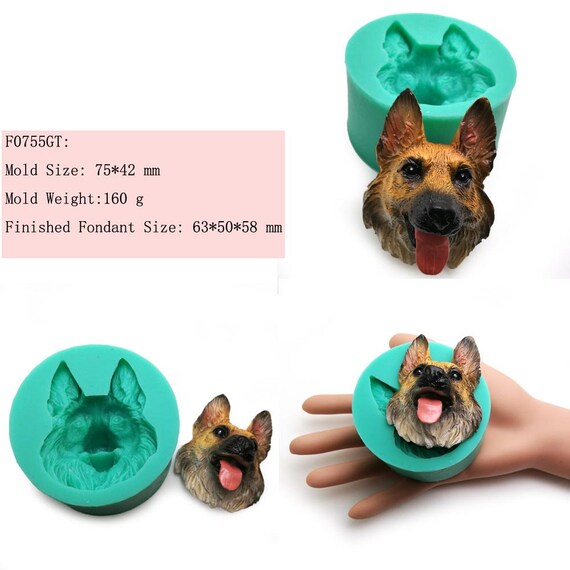 3D Hund Silikonform – Flexible Gießform Für Kerzen, Seife, Harz, Schokolade & Mehr