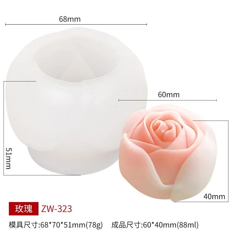 Rose Silicone Mold In Soap Molds for sale