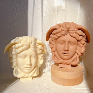 3D Medusa Silicone Candle Mold