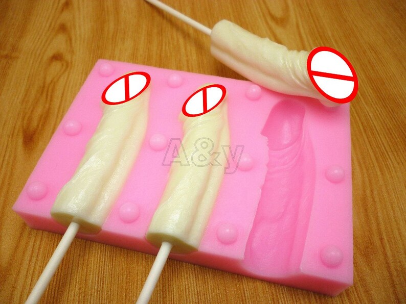 3D Mature Content Mold Penis Shaped Silicone Cake Mould D