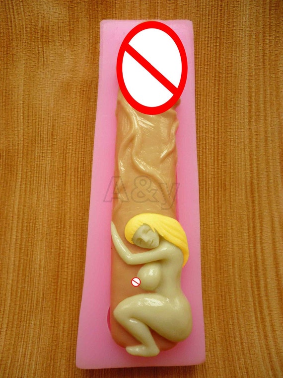 3D Mature Content Mold, Penis Shaped Silicone Cake Mold, Dick Soap
