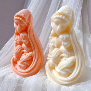 Virgin Mary Sculpture Silicone Mold