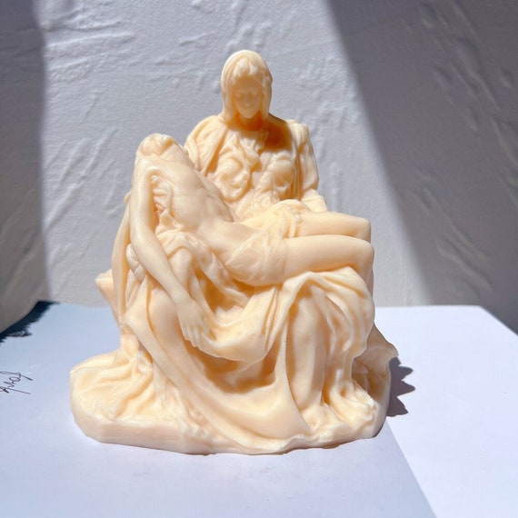 Stampo Silicone 3D Buddha Meditazione - Per Candele, Resina, Gesso, Decorazioni Fai Da Te