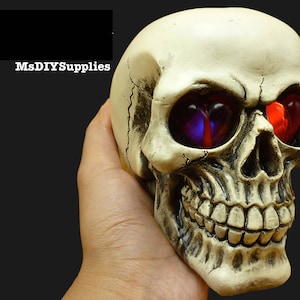 3D Large Skull Silicone Candle, Gypsum, Soap Mold Casting
