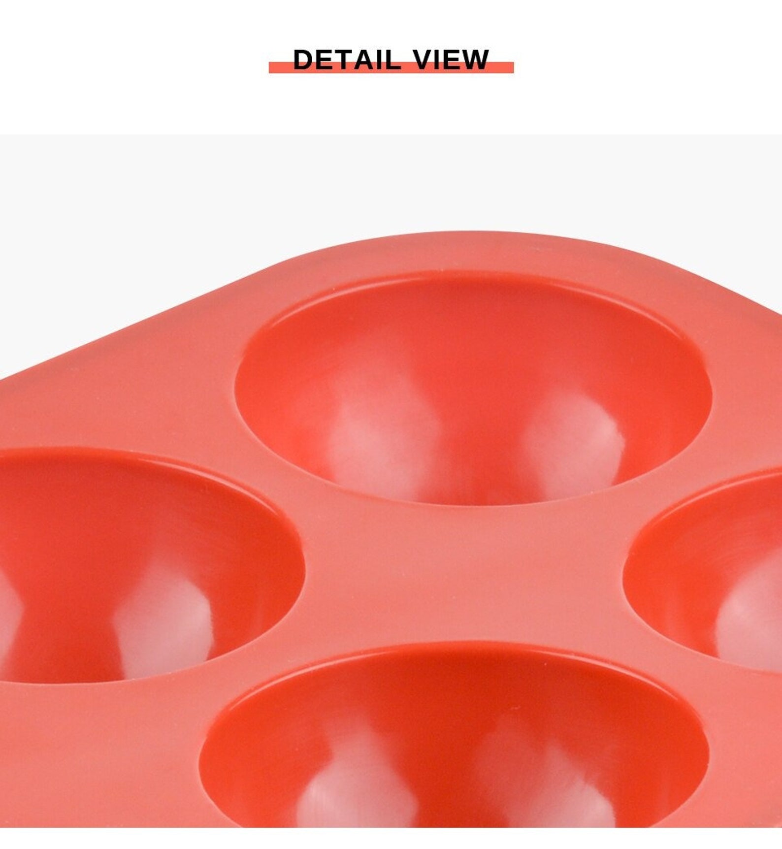 Medium Semi Sphere Silicone Mold for Chocolate bomb Soap Etsy