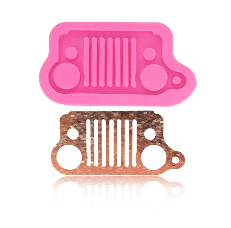 Shiny Car Light Mold for Epoxy Keychain Resin Earring Etsy