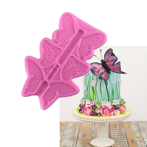 3D Silicone Mold Butterfly Bowknot Fondant Cake Decor Chocolate Baking Tool DIY
