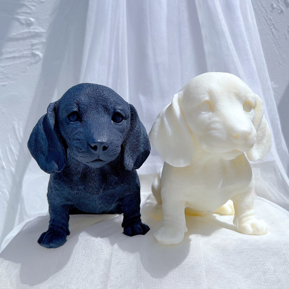 Dachshund Plaster Mold Animal Dog Candle Silicone - Temu