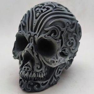 3D Unique Pattern Skull Silicone Candle and Soap Mold Casting