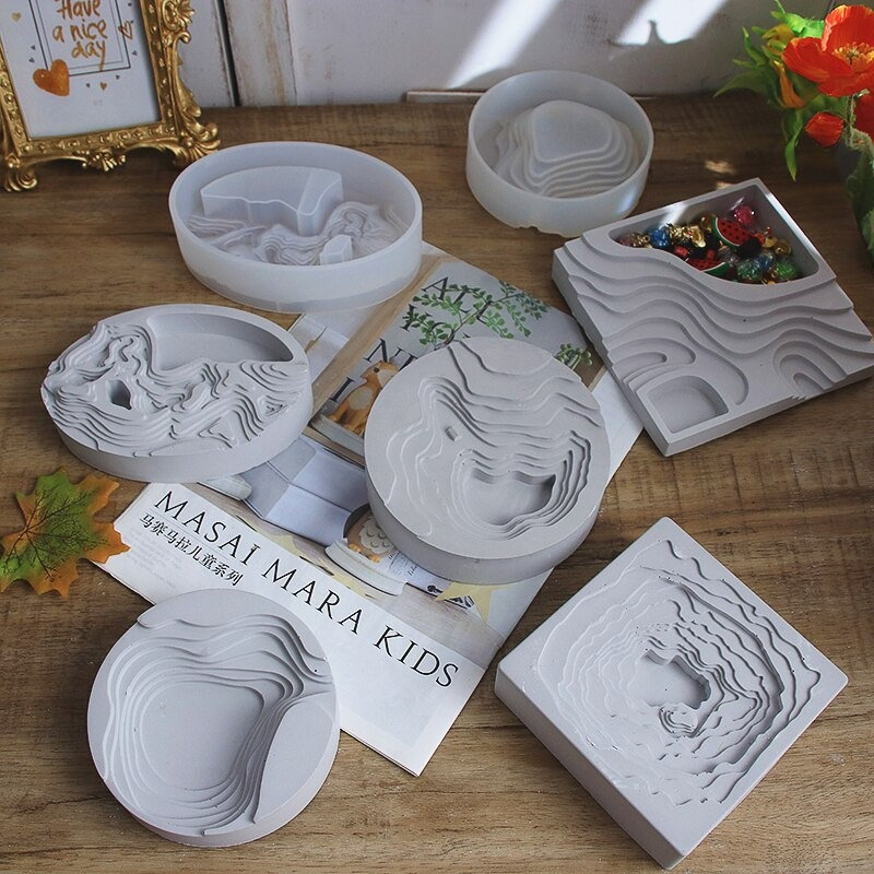 Epoxy Resin Molds Terraced Silicone Mold Casting