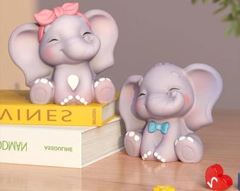 Molde de silicona de elefante 3D