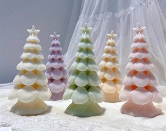 New Arrival Christmas Tree Silicone Mold, Tree Candle Mold, Scented Candle Mold, Home Decor Candle Mold, Table Decor Winter Decorations Mold