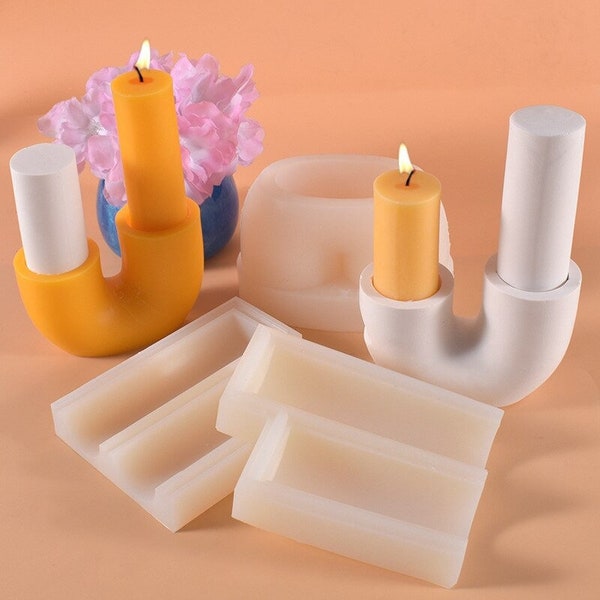 Candle Silicon Mold Etsy