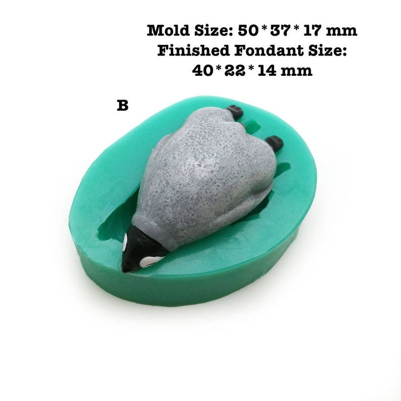 Animals Silicone Mold for Candle Soap Polymer Clay Cement Etsy