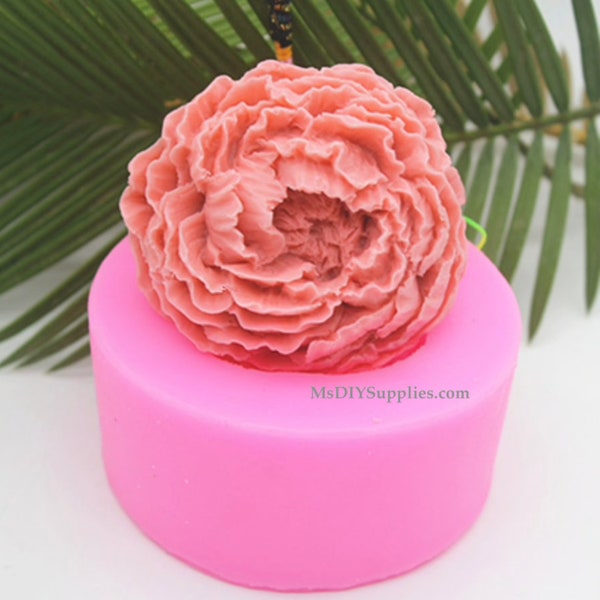 Moule en silicone de fleur de rose, moule fondant, fabrication de savon, décoration de gâteau, moule à gâteau, moule à bougie, pâte de gomme et décoration de fondant