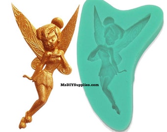 Fairy Silicone Mold - Fondant, Metal, Fondant, Polymer Clay, Resin, Chocolate Mold by MsDIYSupplies