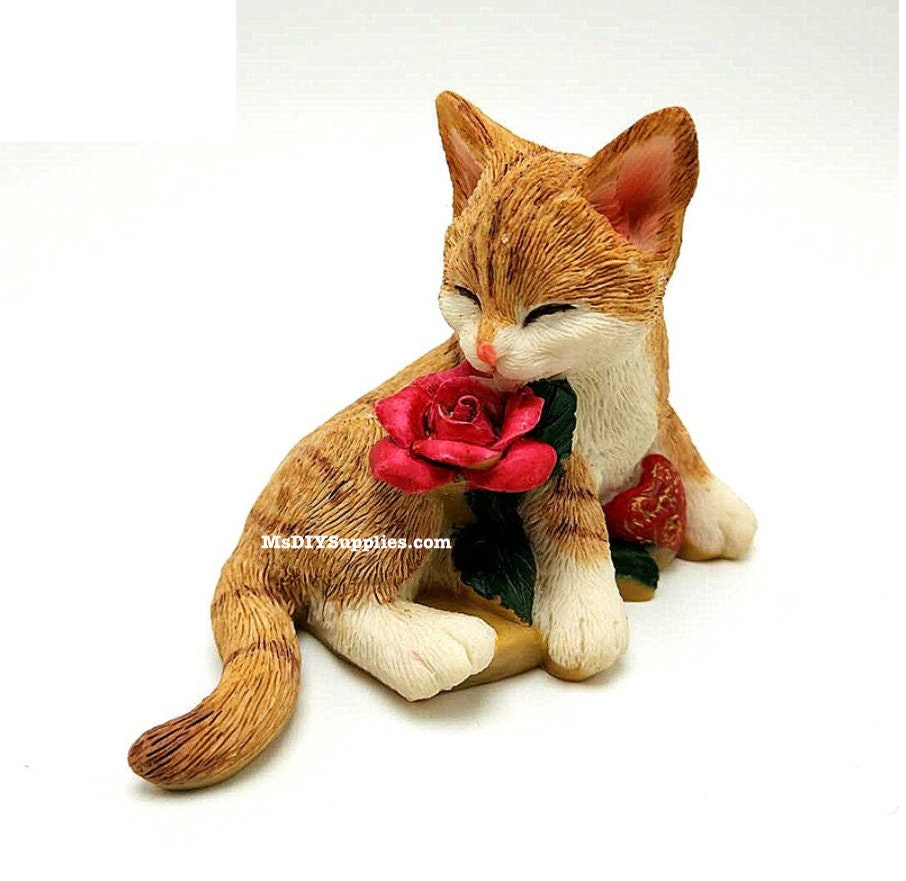 3D Jabón de vela de Silicona Cat Lindo Molde Fondant Chocolate Molde Para armar uno mismo Decoración